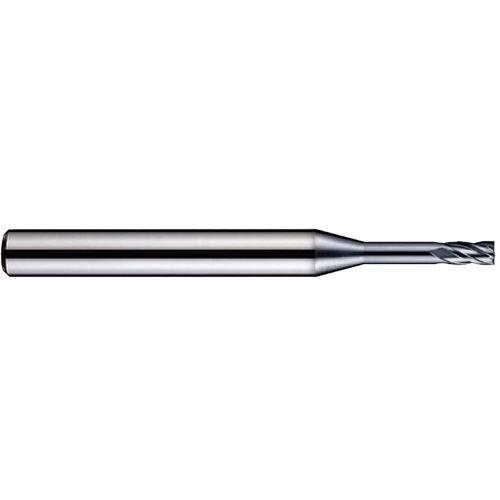 Square End End Mill; 4 mm Dia. × 6 mm LOC × 6 mm Shank Dia. × 60 mm OAL ; 4 FL ; Carbide ; AlCrN ; Series SEME73
